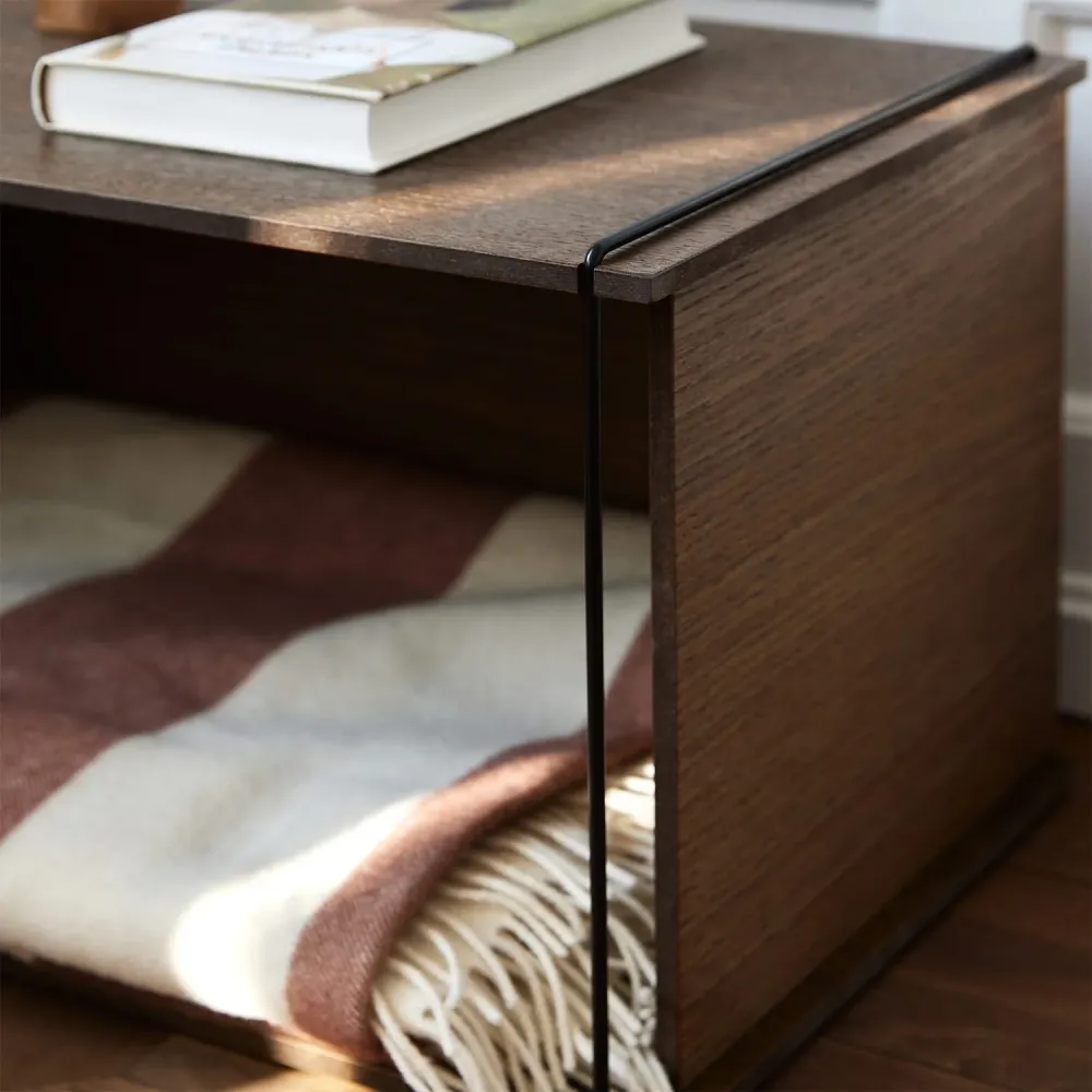 Storage Box Smoked Oak/Black