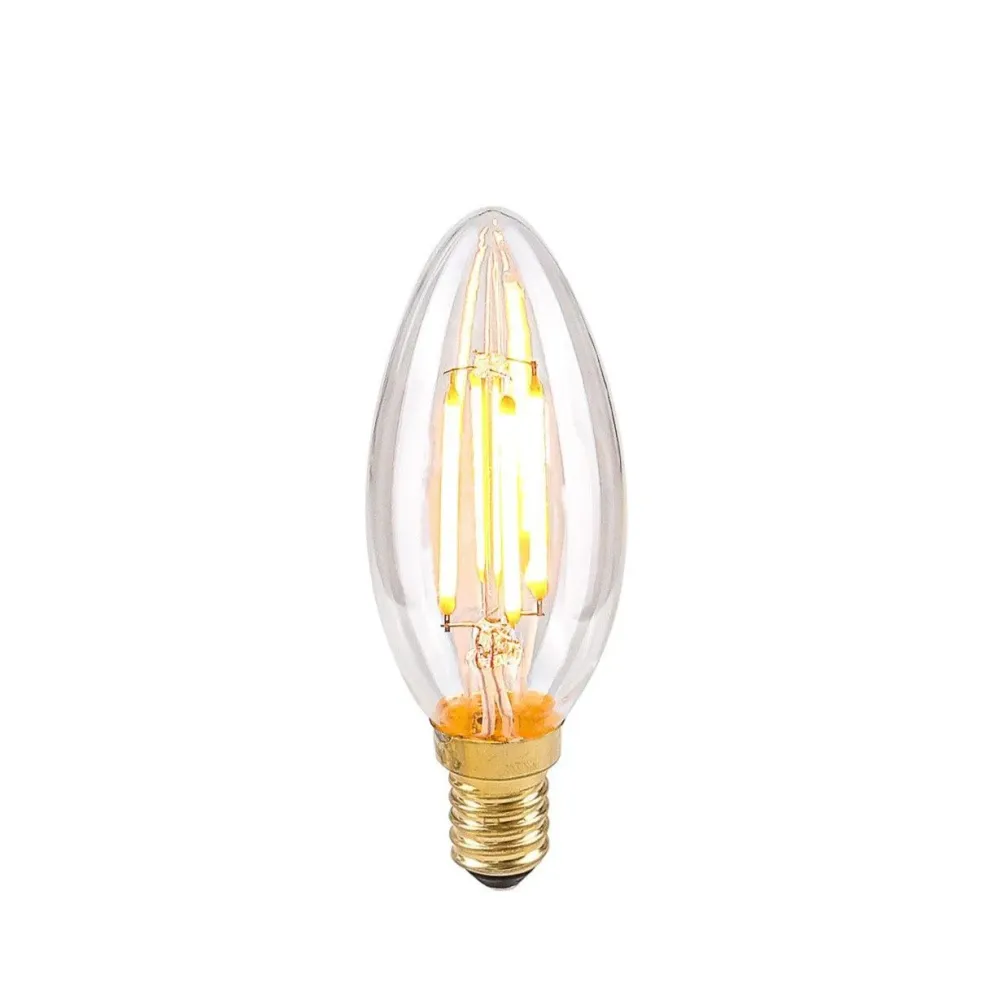 12 x LED 4W B35 Kronelyspære Dimbar E14