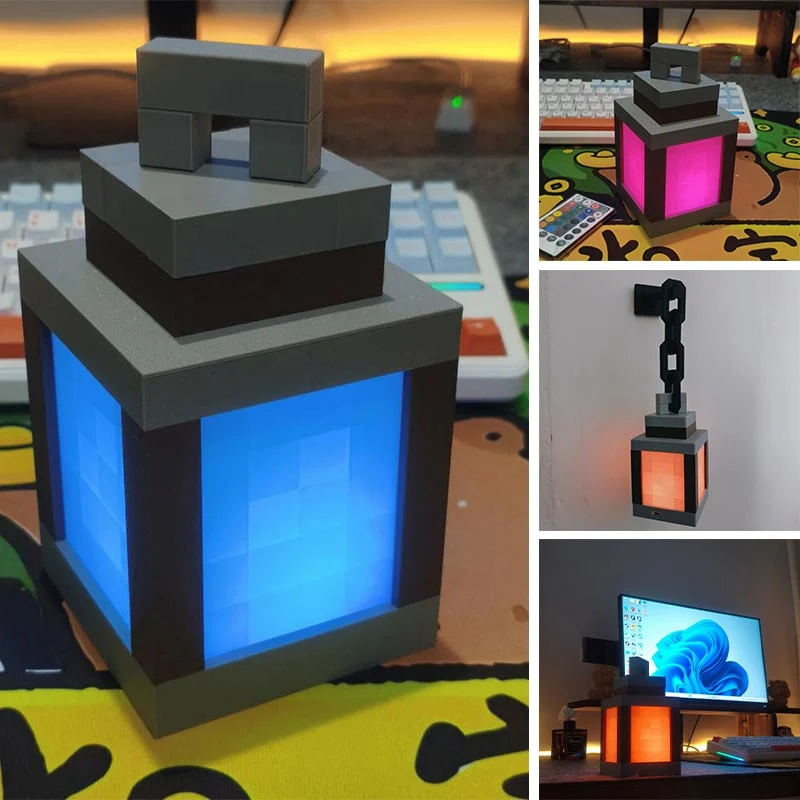 Minecraft Glødende Lantern Nattlys