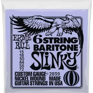 Ernie Ball 2839 Baritone Slinky Nickel