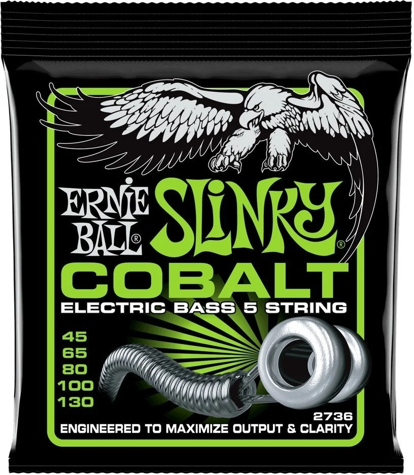 Ernie Ball 2736 Kobalt 5-strengers Bass Slinky