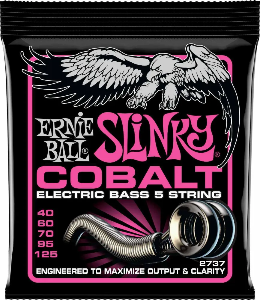 Ernie Ball 2737 5-strengers Kobalt Super Slinky Bass