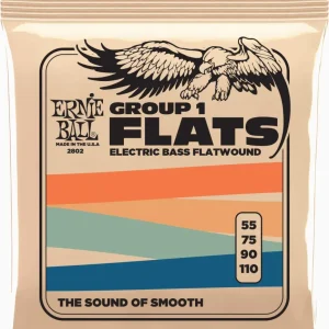 Ernie Ball 2802 Flatwound Rustfritt Stål Bass 55-110