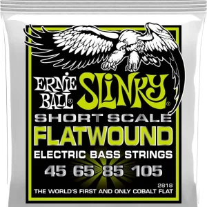 Ernie Ball P02818 Flatwound Slinky Short Scale Bass Regular