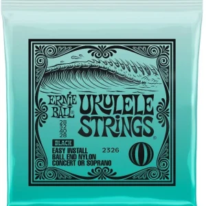 Ernie Ball 2326 Ukulele Sopran/Konsert, Svart