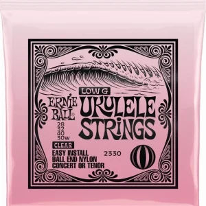 Ernie Ball 2330 Ukulele Strenger Lav G - Klar