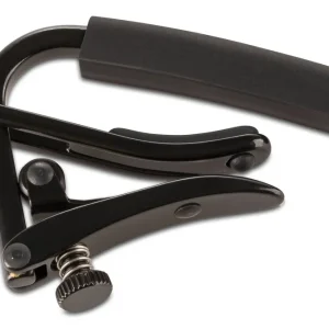 Shubb capo Standard Capo - elgitar, 7.25" radius, svart (C4k)