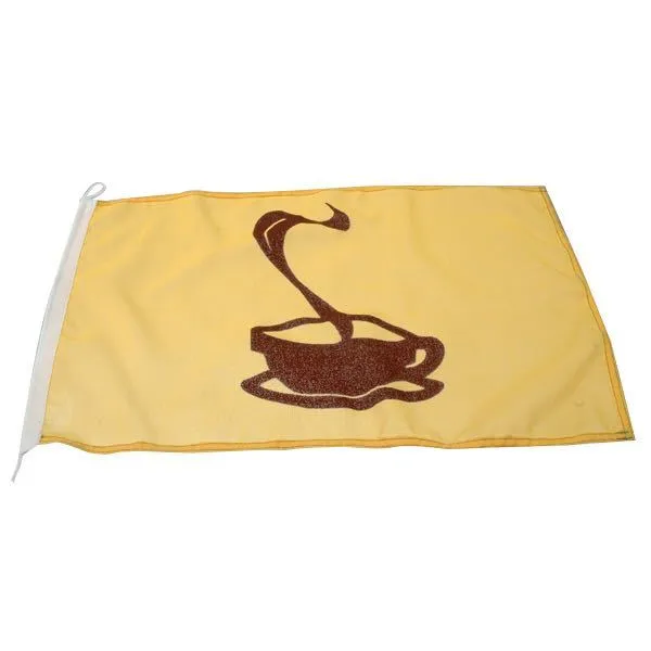 1852, Humør flaggkaffe, 30x45 cm