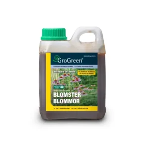 GROGREEN BLOMSTER 1 L – Økologisk flytende gjødsel blomster og potteplanter