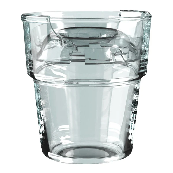 Drinksaver drikkeglass med lokk, 4 stk., 1851751