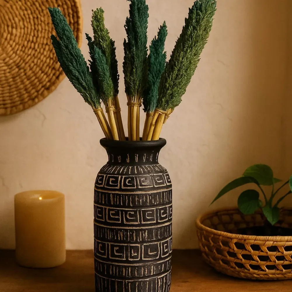 Gressbukett Teal Sett med 6