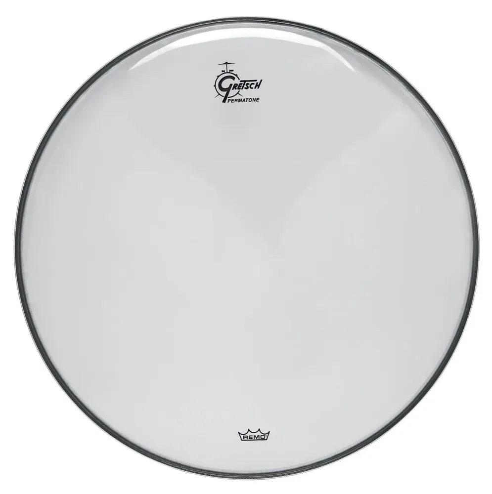 Gretsch TomTom-skinn transparent - 18"
