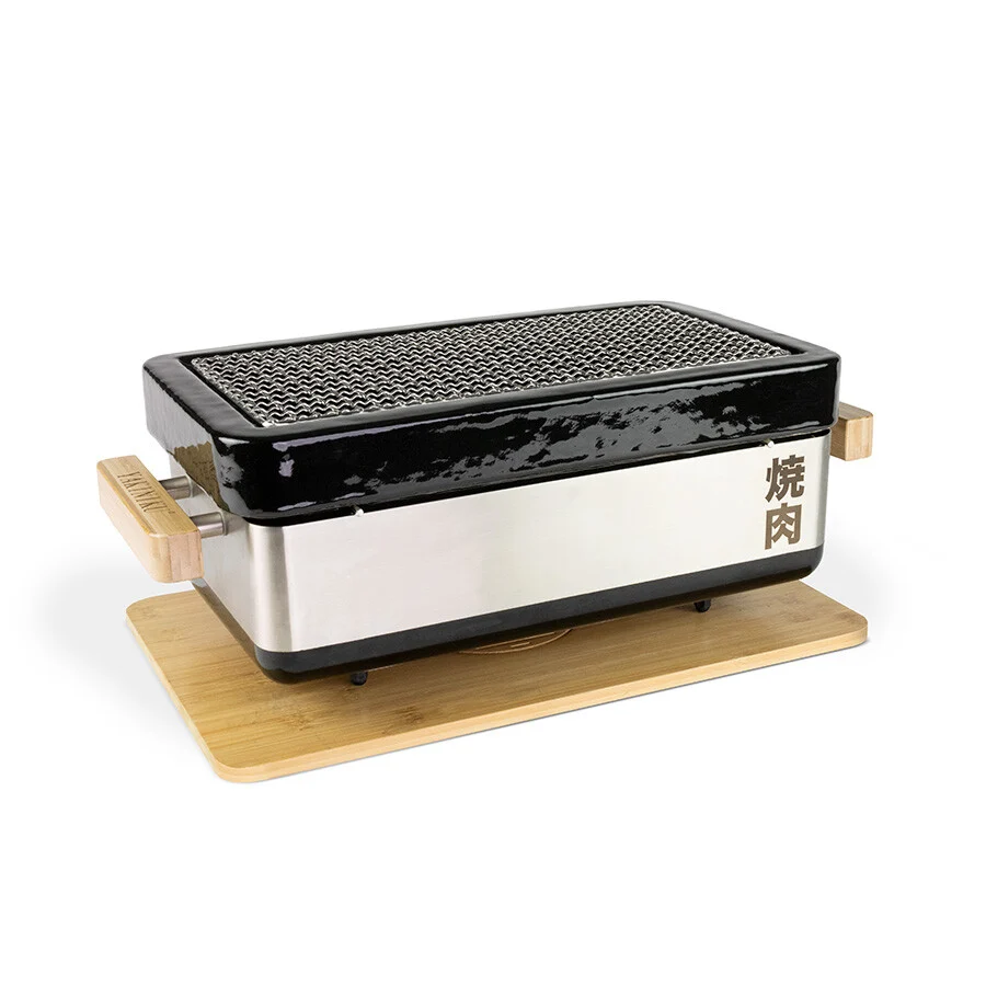 YAKINIKU MEDIUM Rectangular Shichirin PRO | Konro & Yakitori Grill