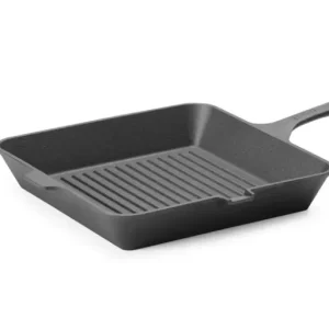 Støpejernspanne / Grillpanne med non stick belegg 250 x 250 mm