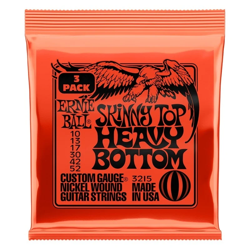Ernie Ball 3215 - 3-pack Skinny Top Heavy Bottom