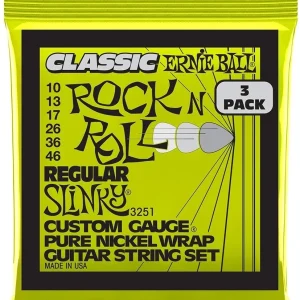 Ernie Ball 3251 Classic Regular Slinky 3-Pack