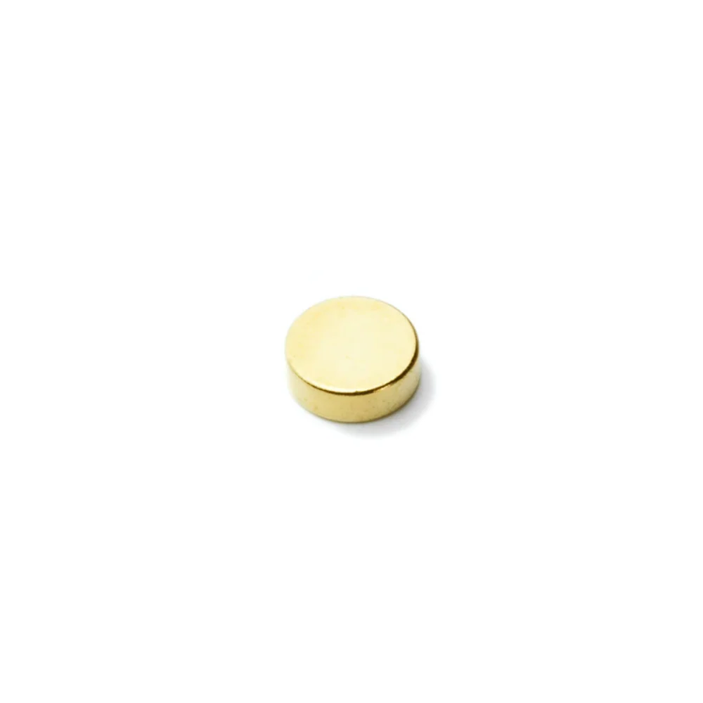 Supermagnet, Skive 8x2 mm, Gull
