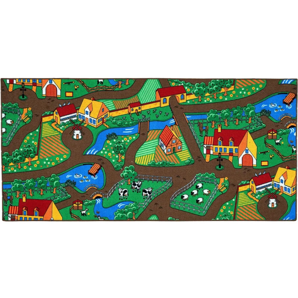 Rebel Roads Farm Life Teppe - 95 X 200 Cm