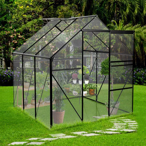 Polycarbonate Walk- Greenhouse Garden (6x6ft)