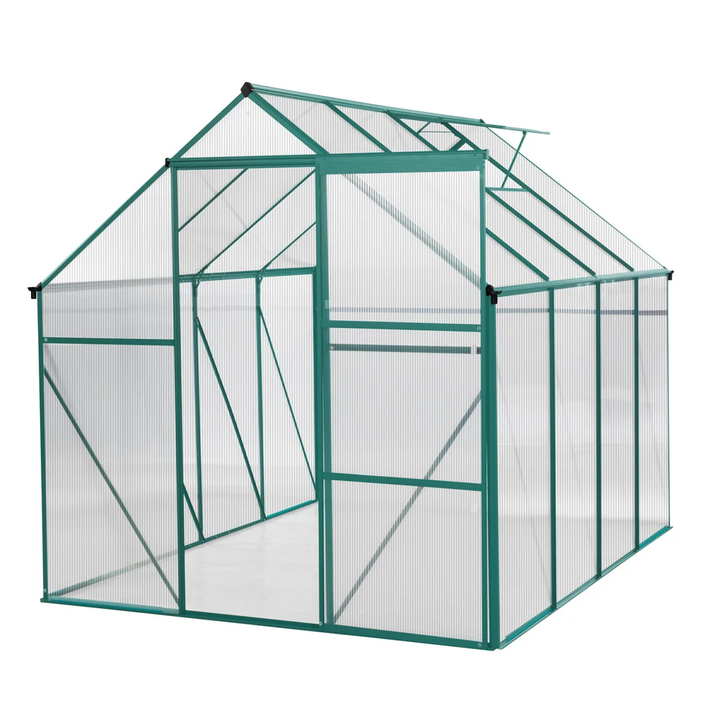 Polycarbonate Walk- Greenhouse Garden (6x8ft)
