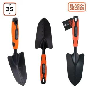 B+D Hagespade Stål 300 g – Robust og kompakt spade med dybdeindikator