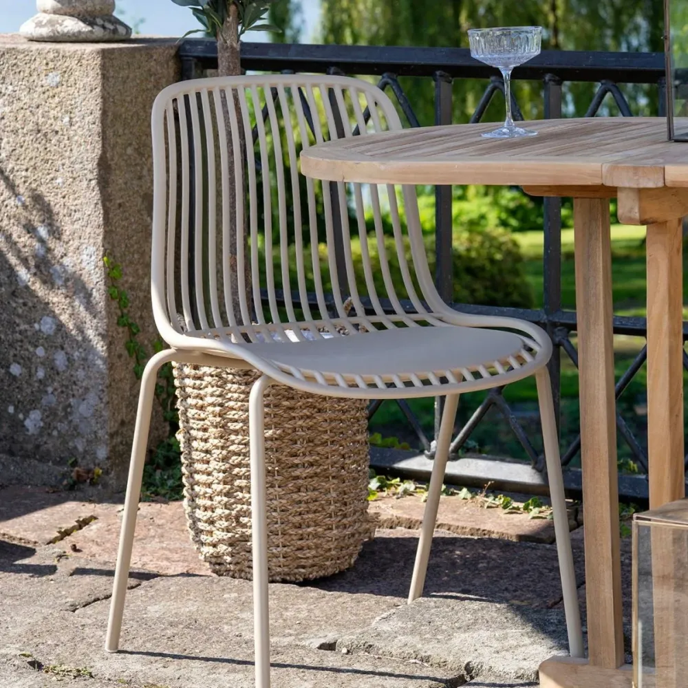 4-pk Branson hagestol beige