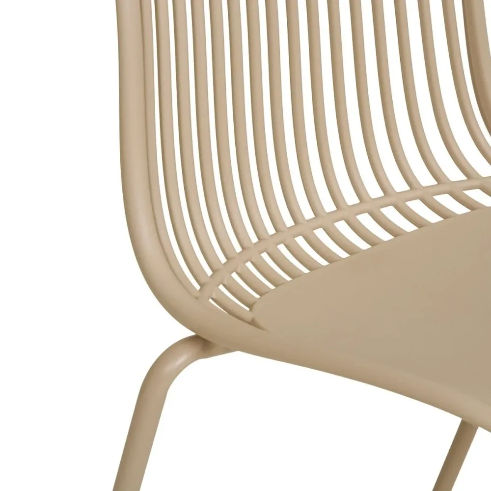 4-pk Branson hagestol beige