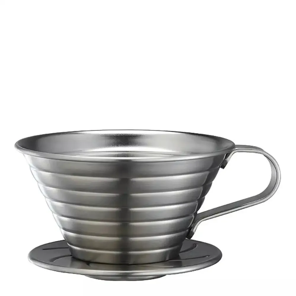 Tiamo dripper i rustfritt stål - K02