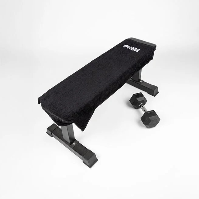 Gorilla Wear Zip Pocket Gym Towel, Black