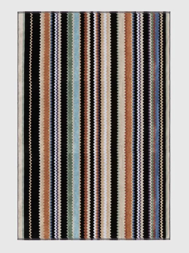 CURT BATH SHEET Beige Multicolor