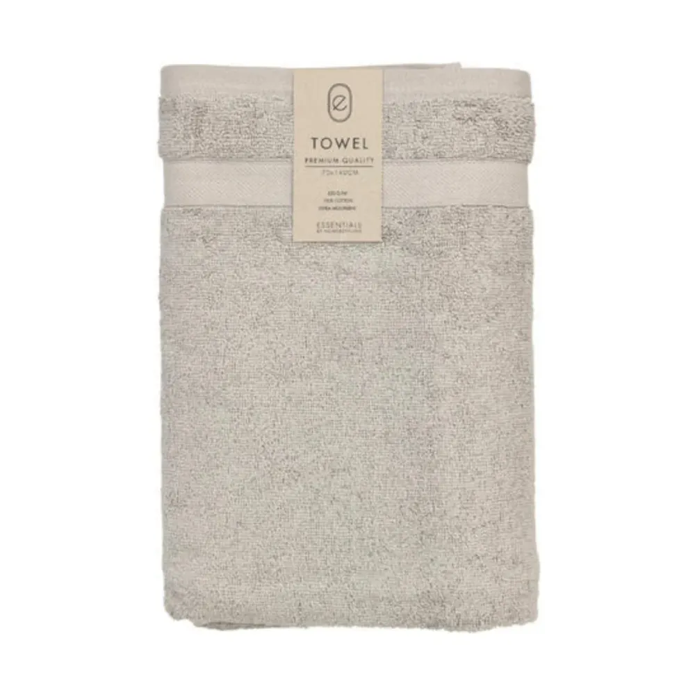 Håndkle bomull sand 70 x 140 cm