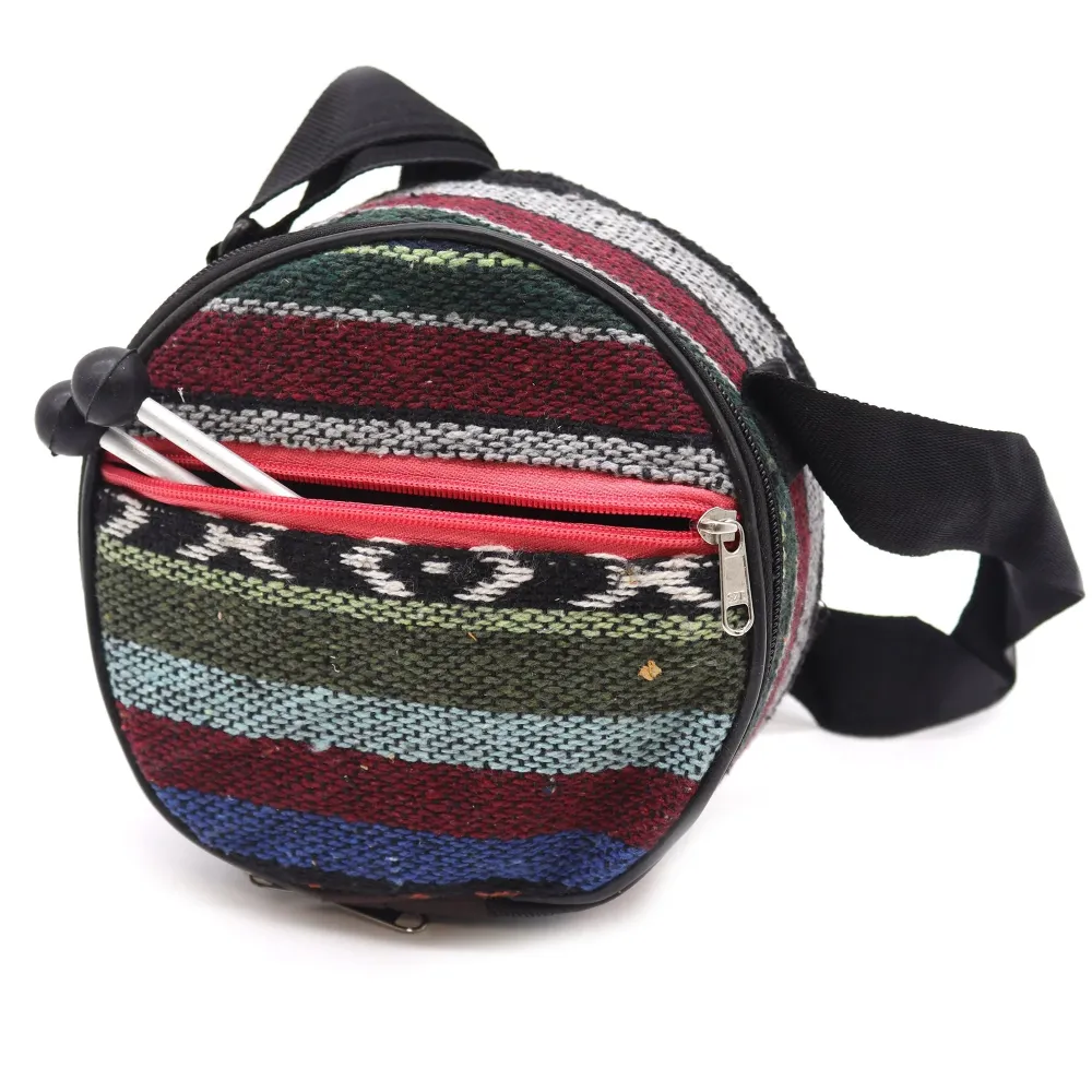 Ståltunge Tromme 16cm 8-Note Om Mandala Gravert