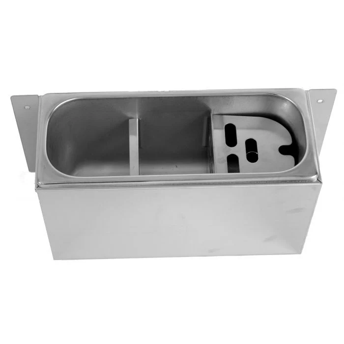Vask til iskremskje 270X110X120 med avløp, vanntilkobling og overløpsrør