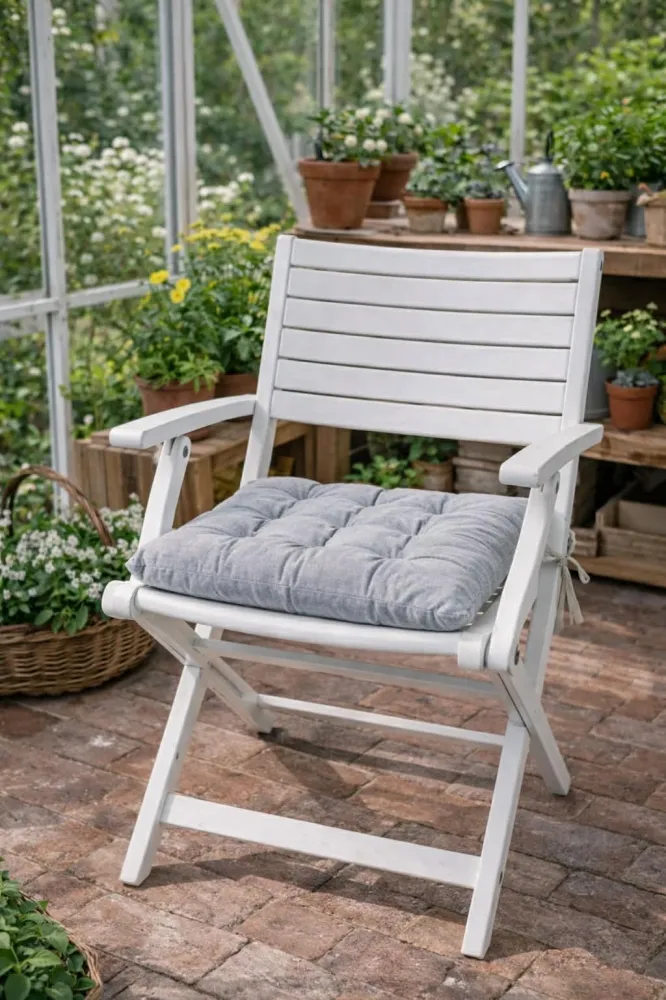 Hagehynde futon – Grå 40×40