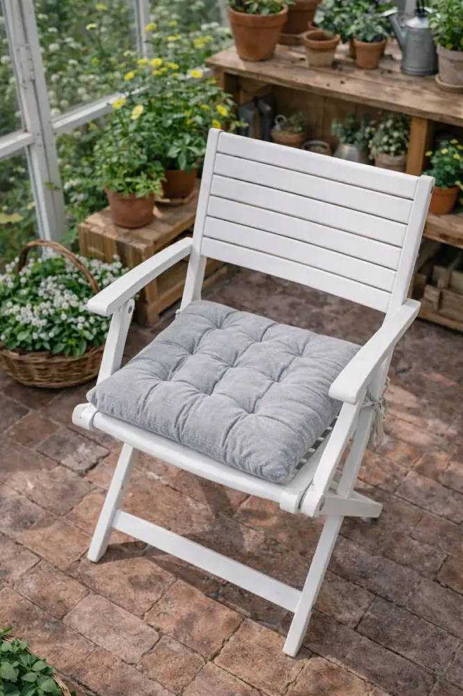 Hagehynde futon – Grå 40×40