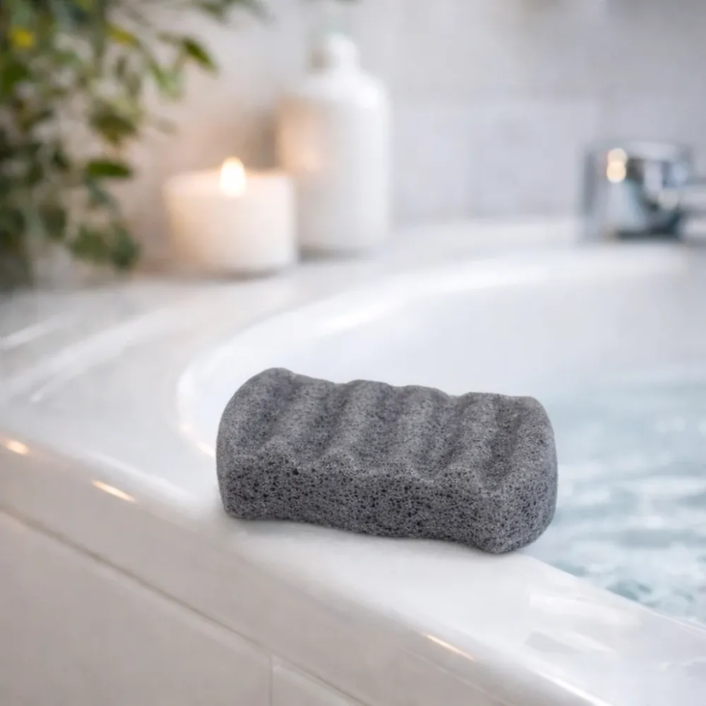 Konjac kroppssvamp med bambuskull – 100 % naturlig