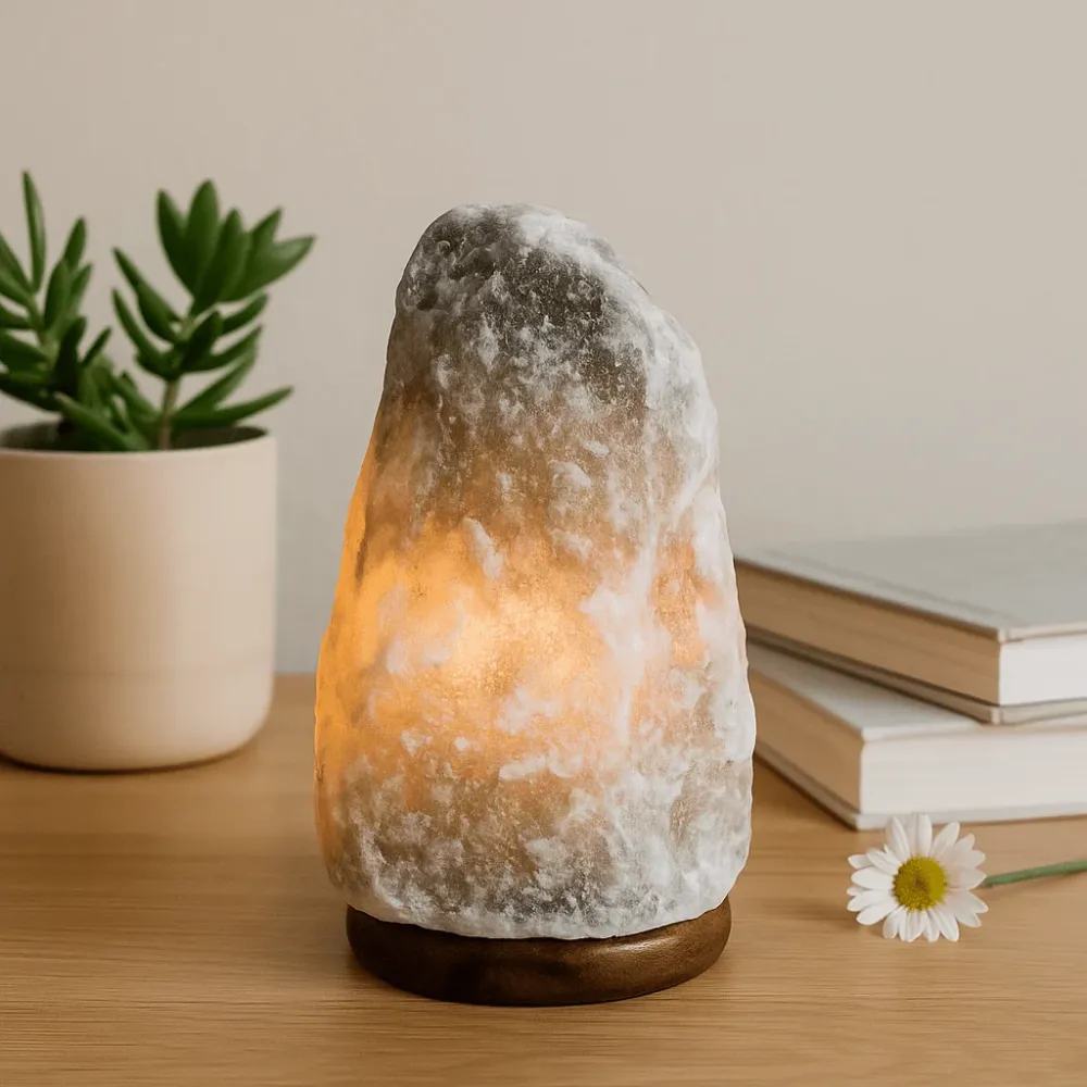 Himalaya Saltlampe Grå 3-5 kg