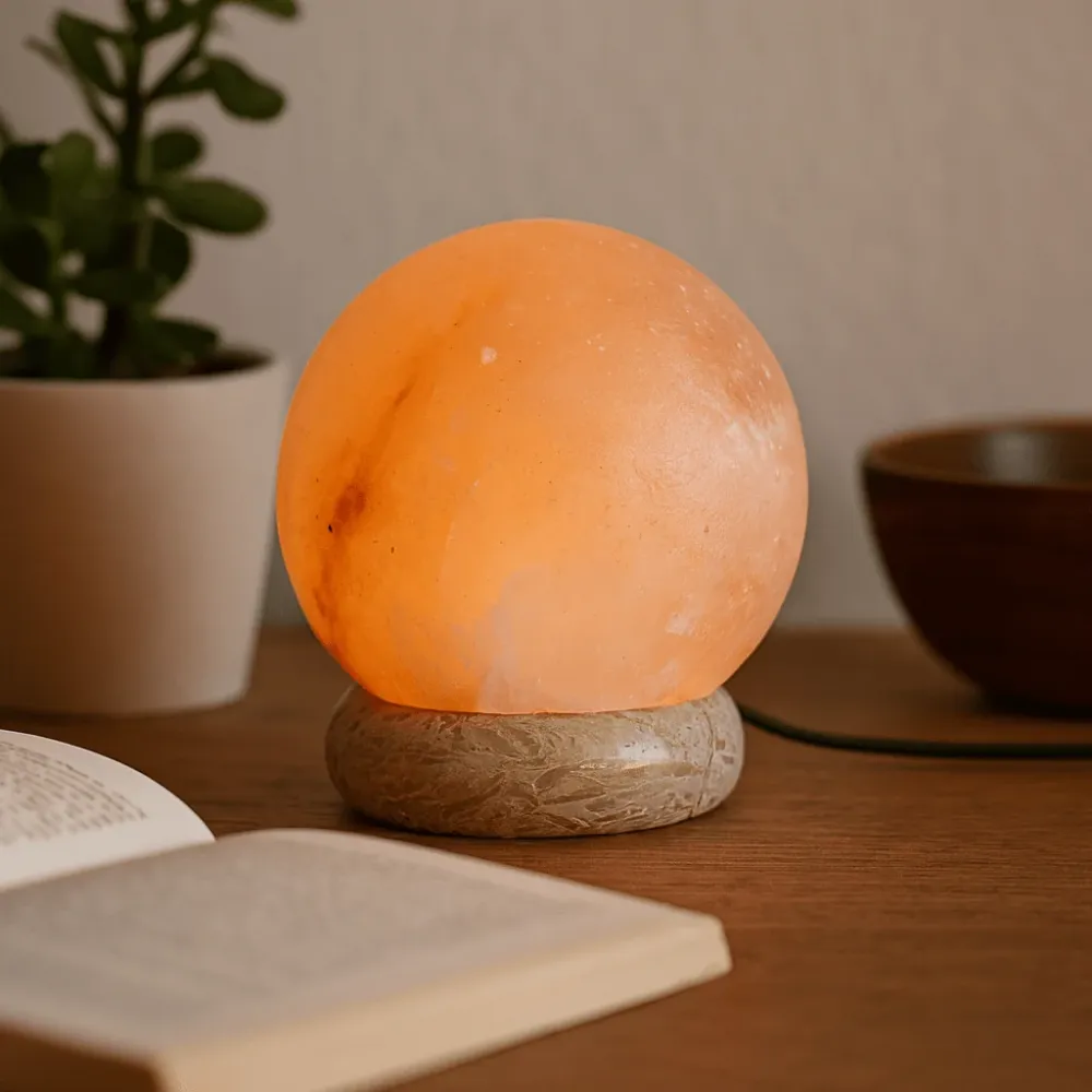 Himalaya Saltlampe USB Kule, 8 cm