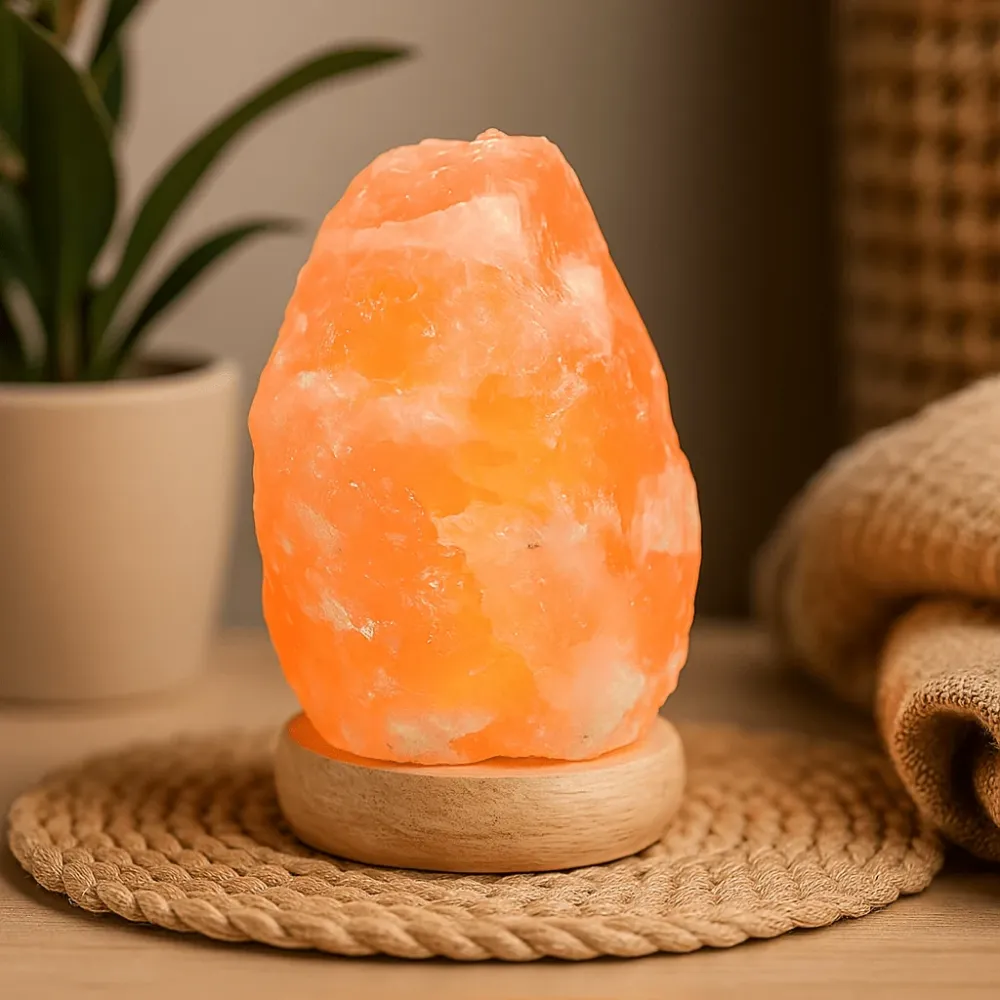 Himalaya Saltlampe USB-drevet 11,5 cm