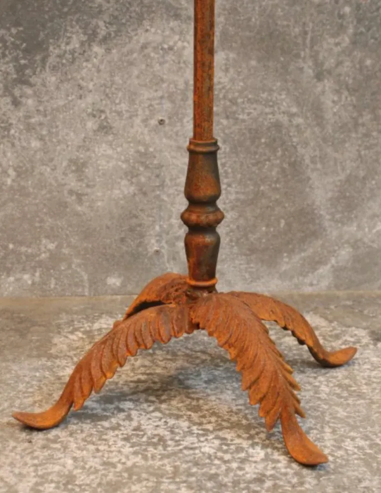 Fakkelholder i rust – 2 meter med fot