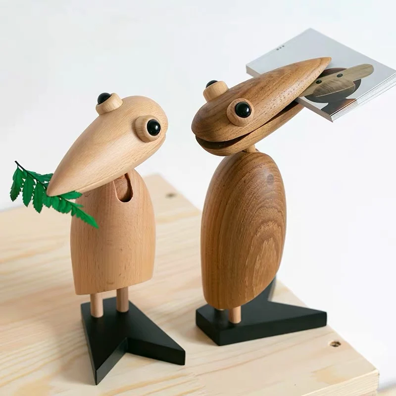 Office Wooden Crafts Animal Ornament