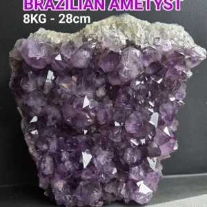 SPECIAL DEAL / Månedens Freeform AAA+Quality Ametyst Cluster / 8.1kg og 27x26 fra Ametista Do Sul, Brasil
