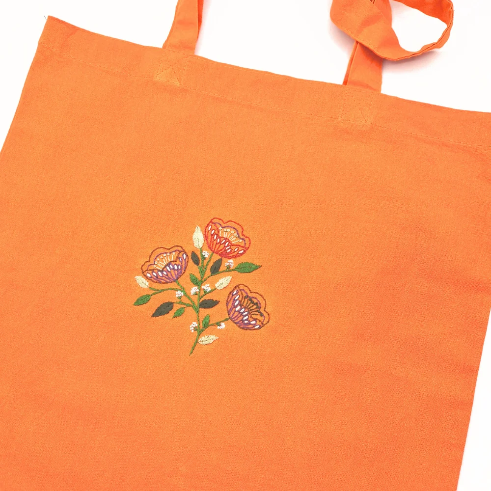 Broderimønster til tekstiler: Botanical