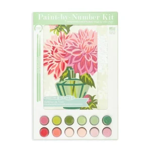 Dahlias Vase – Paint Numbers