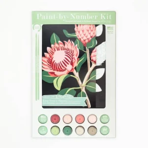 King Protea Blooms – Paint Numbers