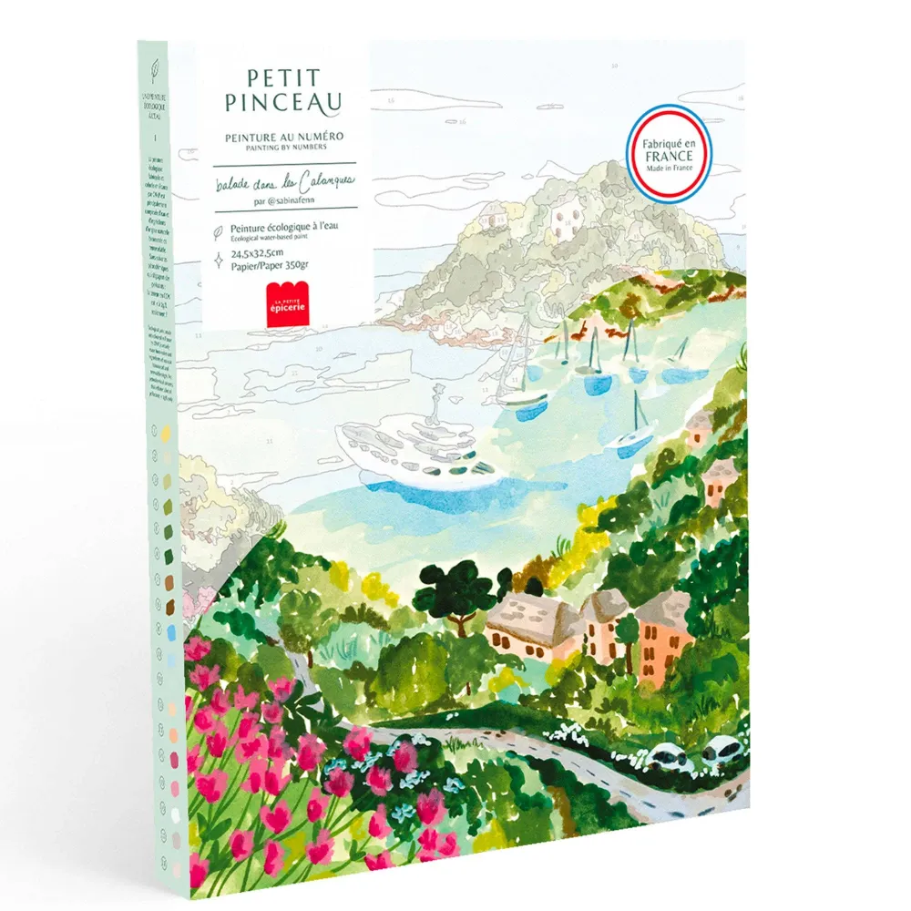 Paint Number Kit – Balade dans les Calanques