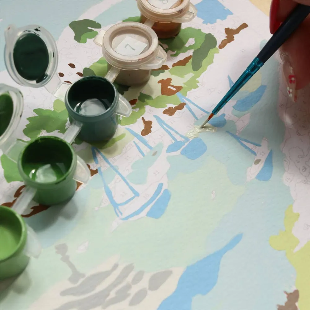 Paint Number Kit – Balade dans les Calanques