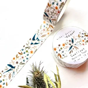 Washi tape – Birds & Flowers