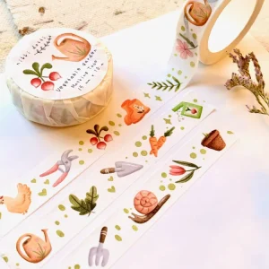 Washi tape - Vegetable garden