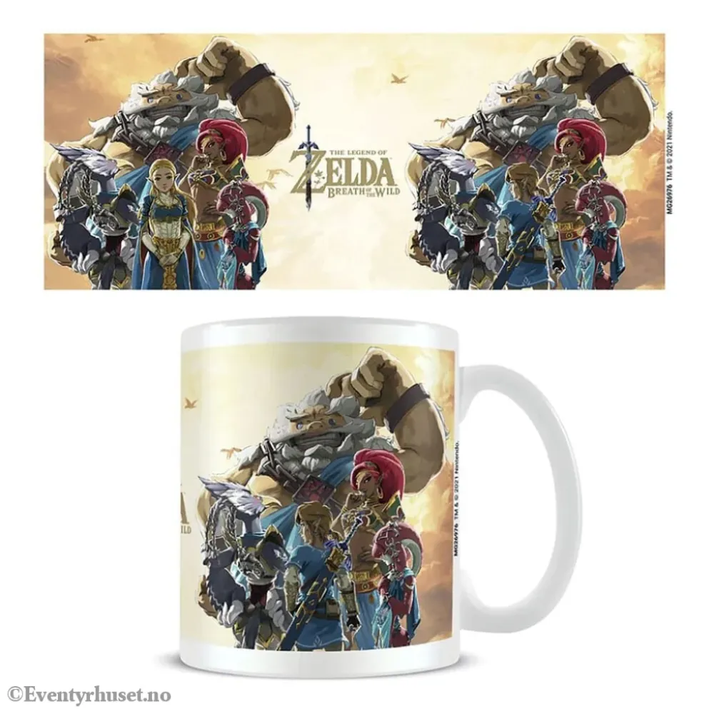 Legend Zelda Breath Wild Mug Champions Sunset